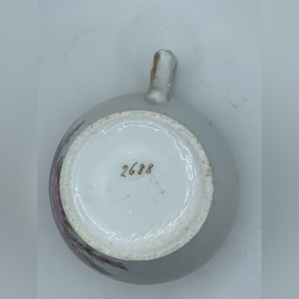 Vintage Porcelain Creamer - Tiny (3” Tall!) - Picture 5 of 5